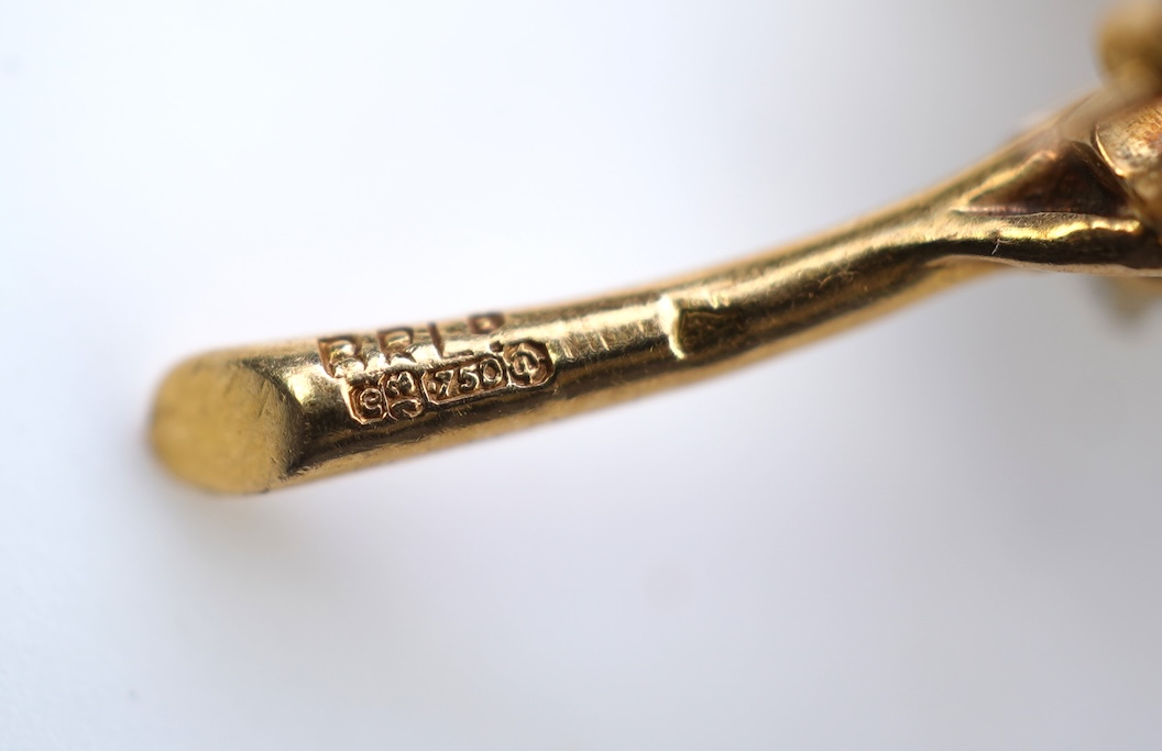 Ben Rosenfeld, a gold and ruby brooch, circa 1977